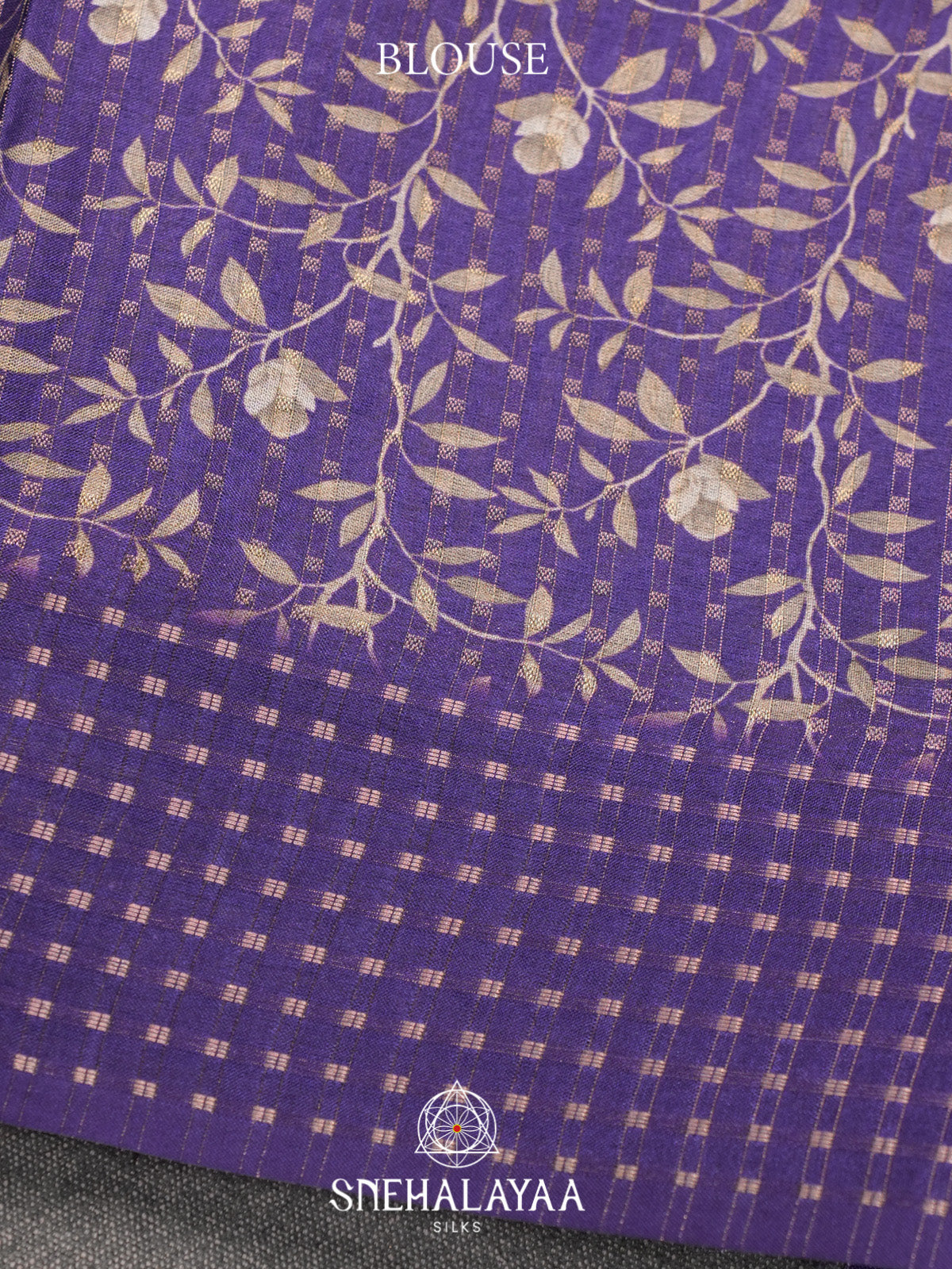 Purple Tussar Saree