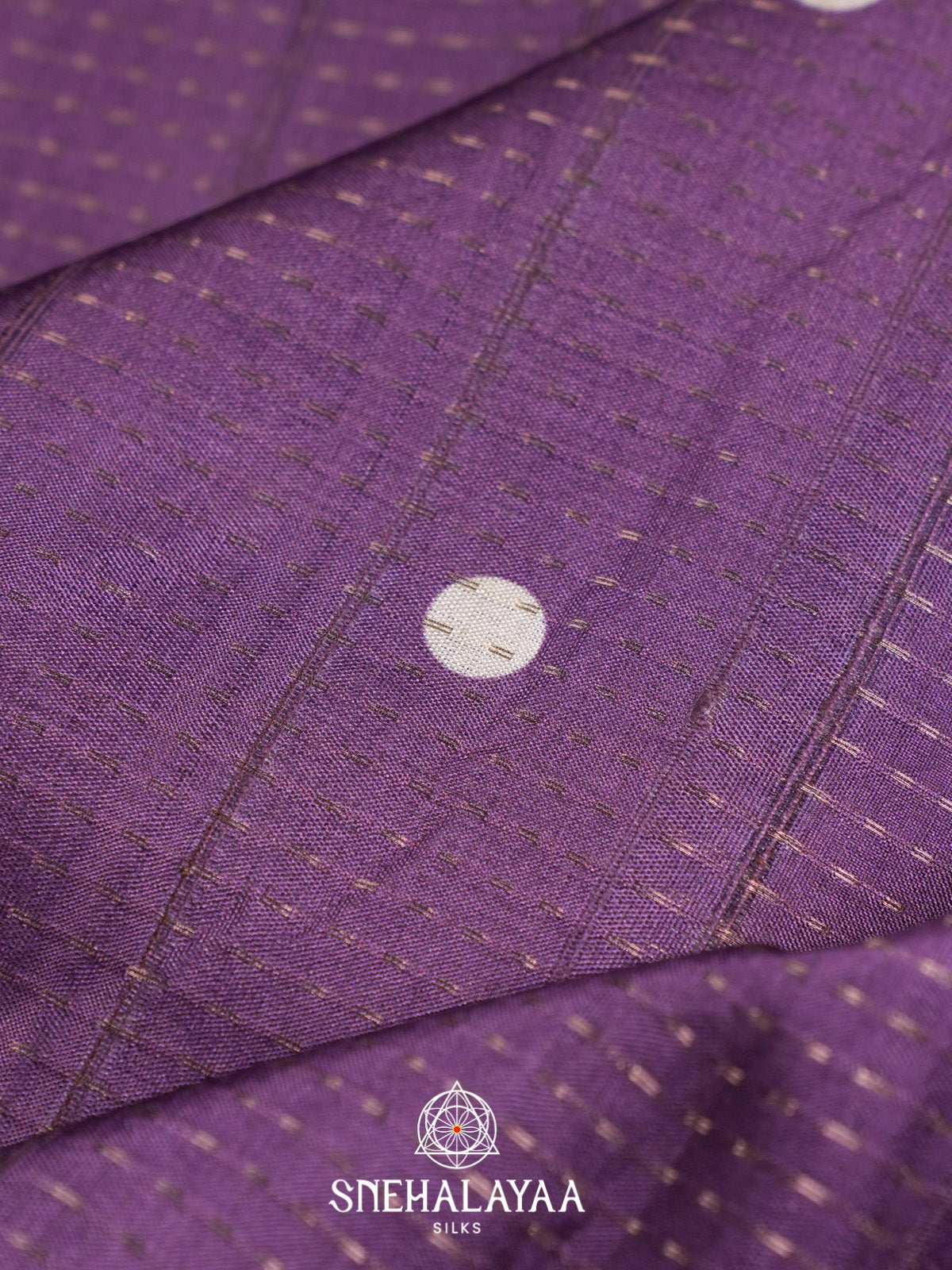 Plum Tussar Saree