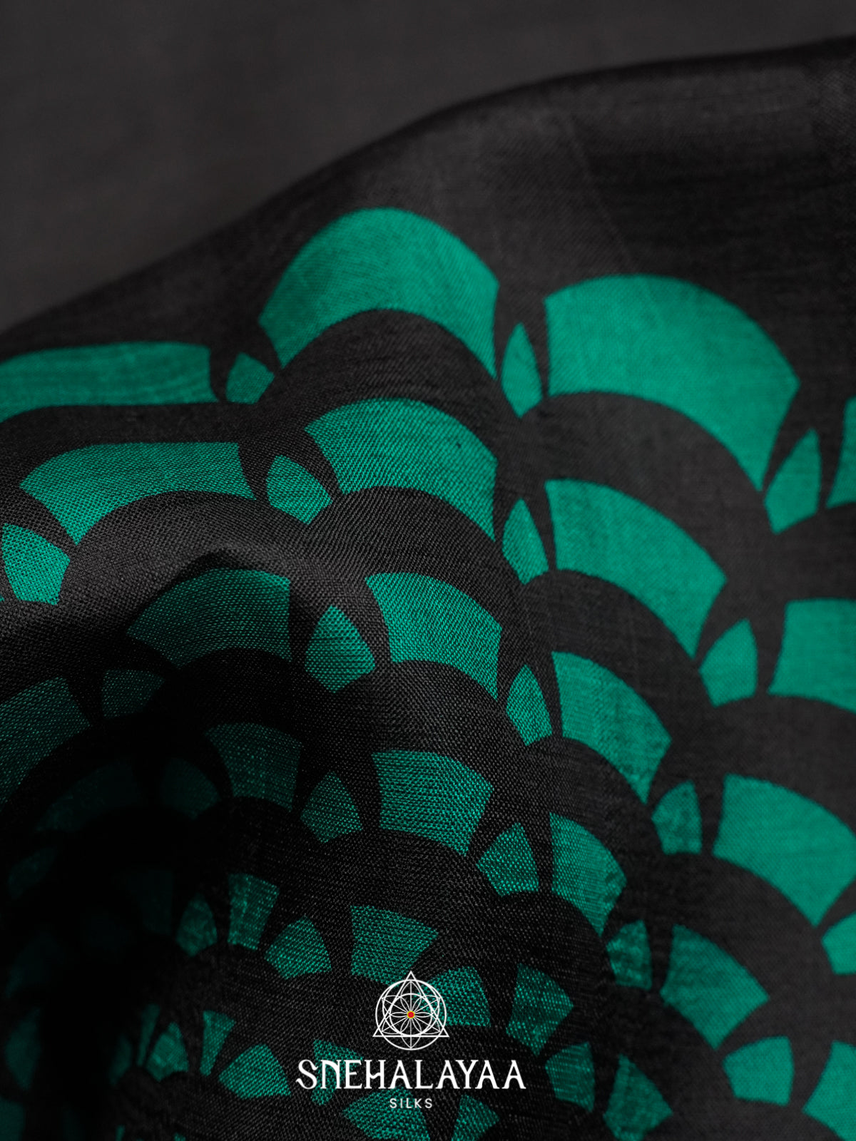 Black  Tussar Saree