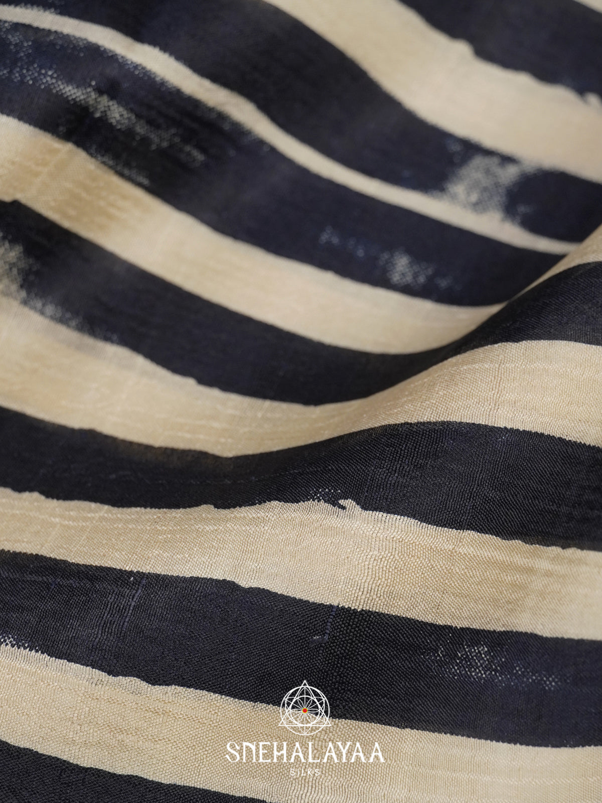 Off White  Tussar Saree