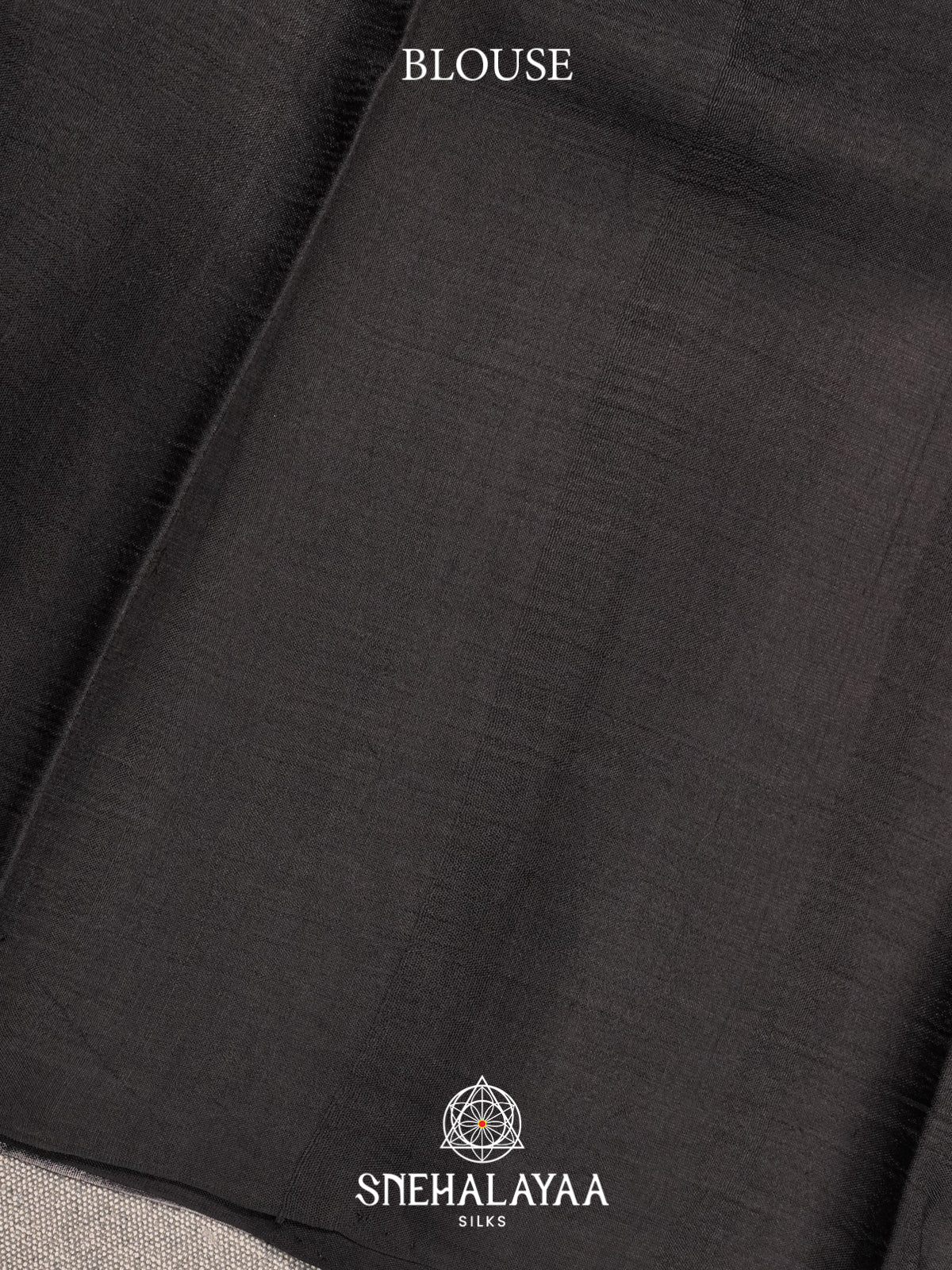 Black  Tussar Saree