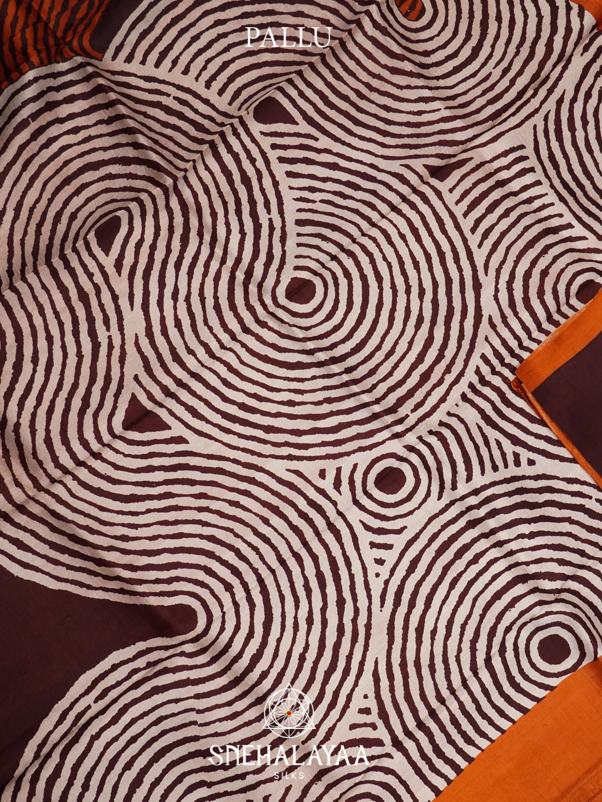 Maroon  Tussar Saree