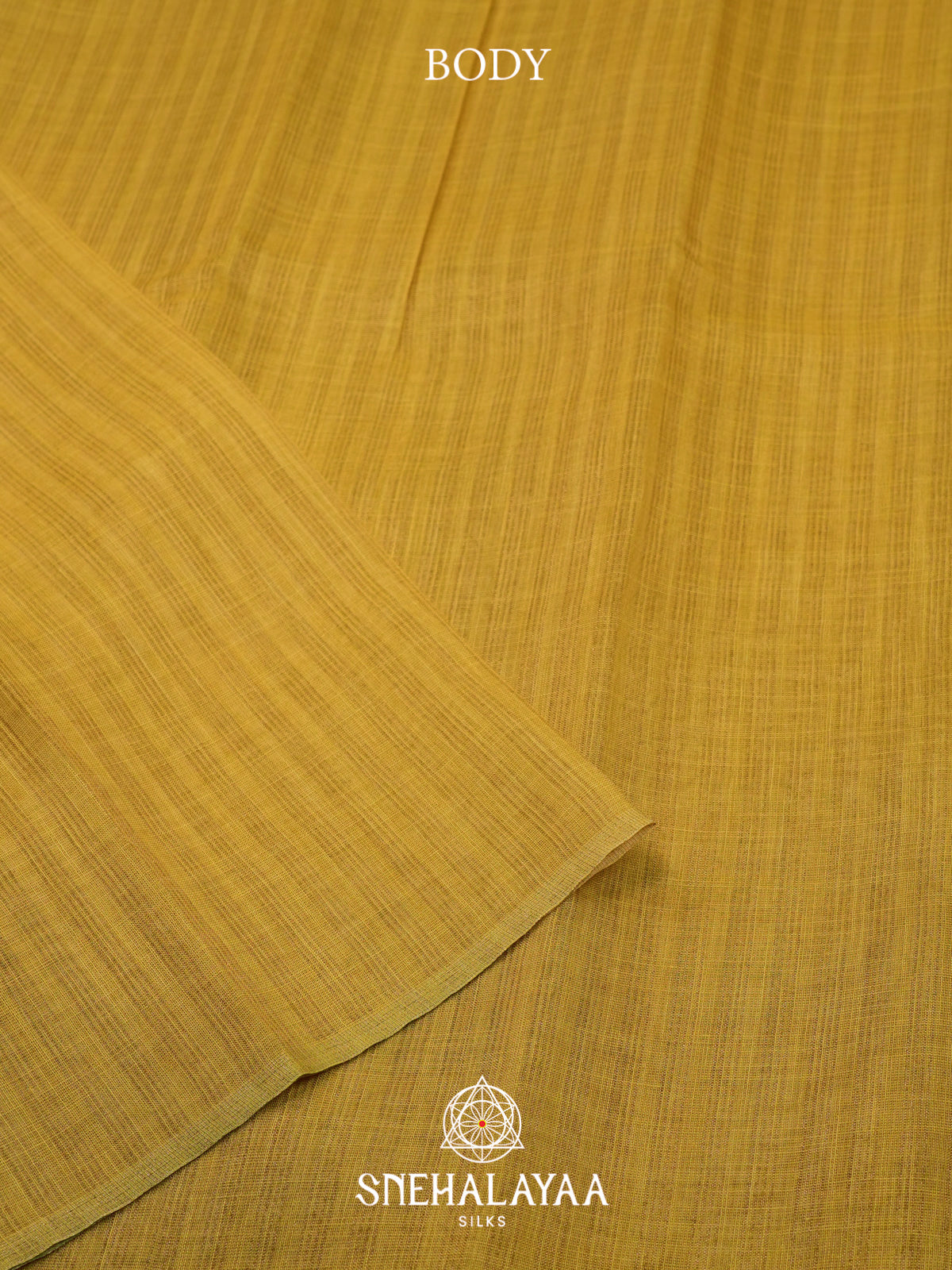 Yellow Linen Saree