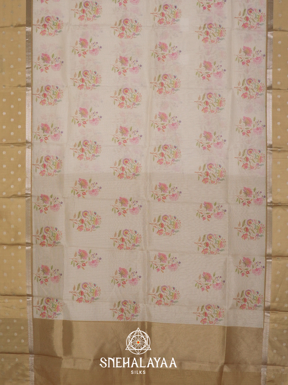 Pale Yellow With Yellow Border Kota Saree