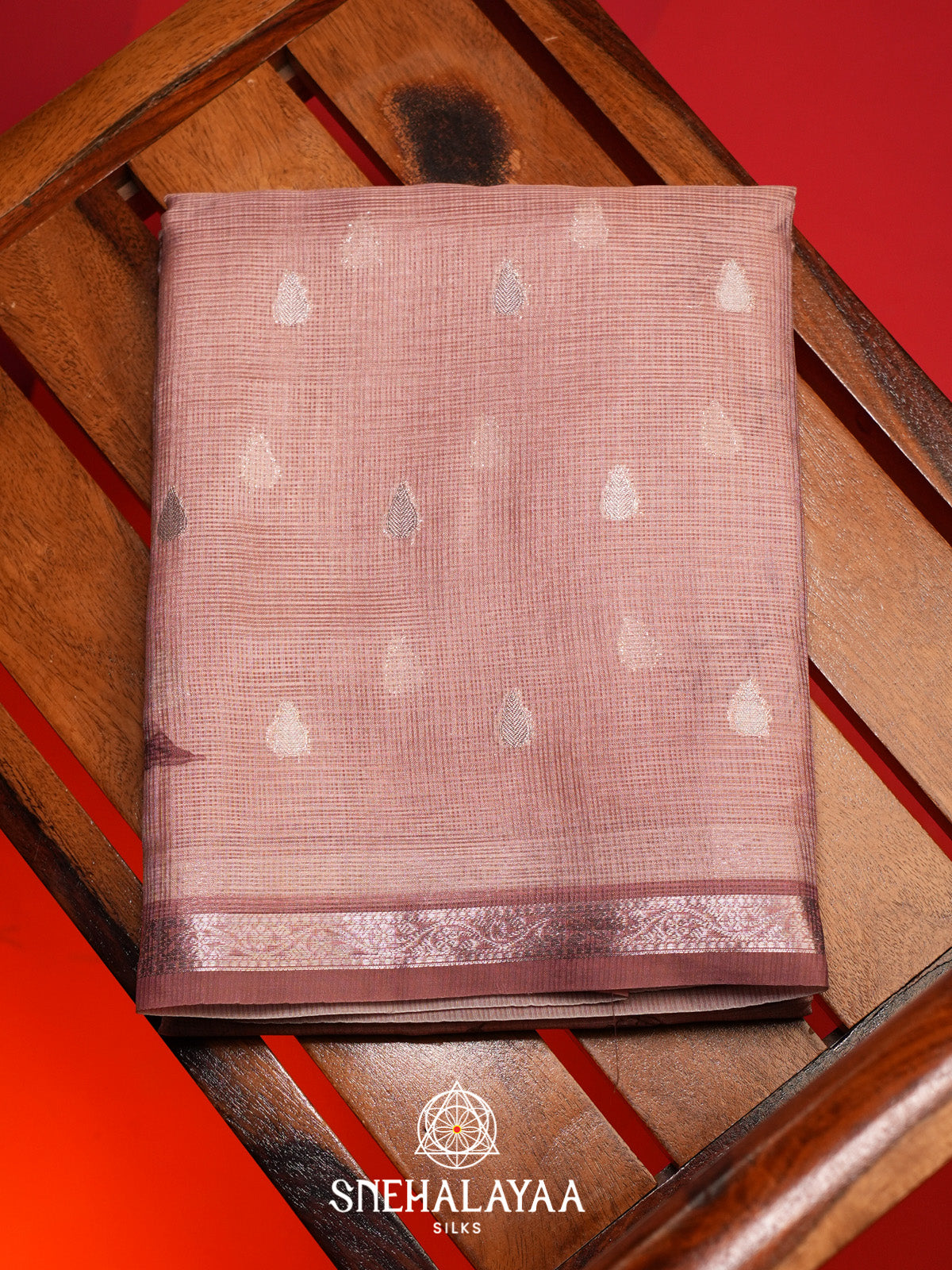 Pale Pink Kota Saree