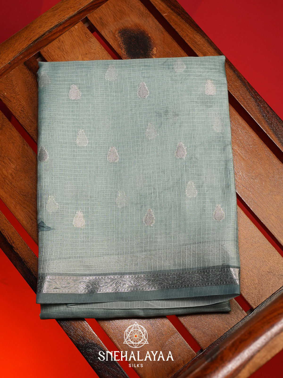 Mint Green Kota Saree