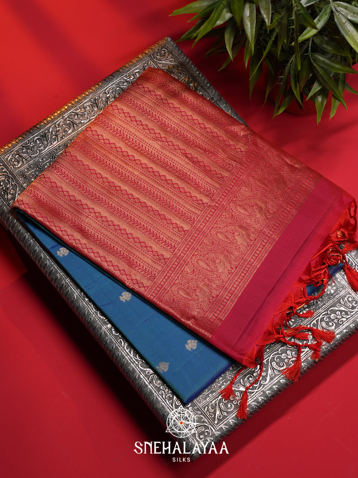 Blue Soft Silk Saree