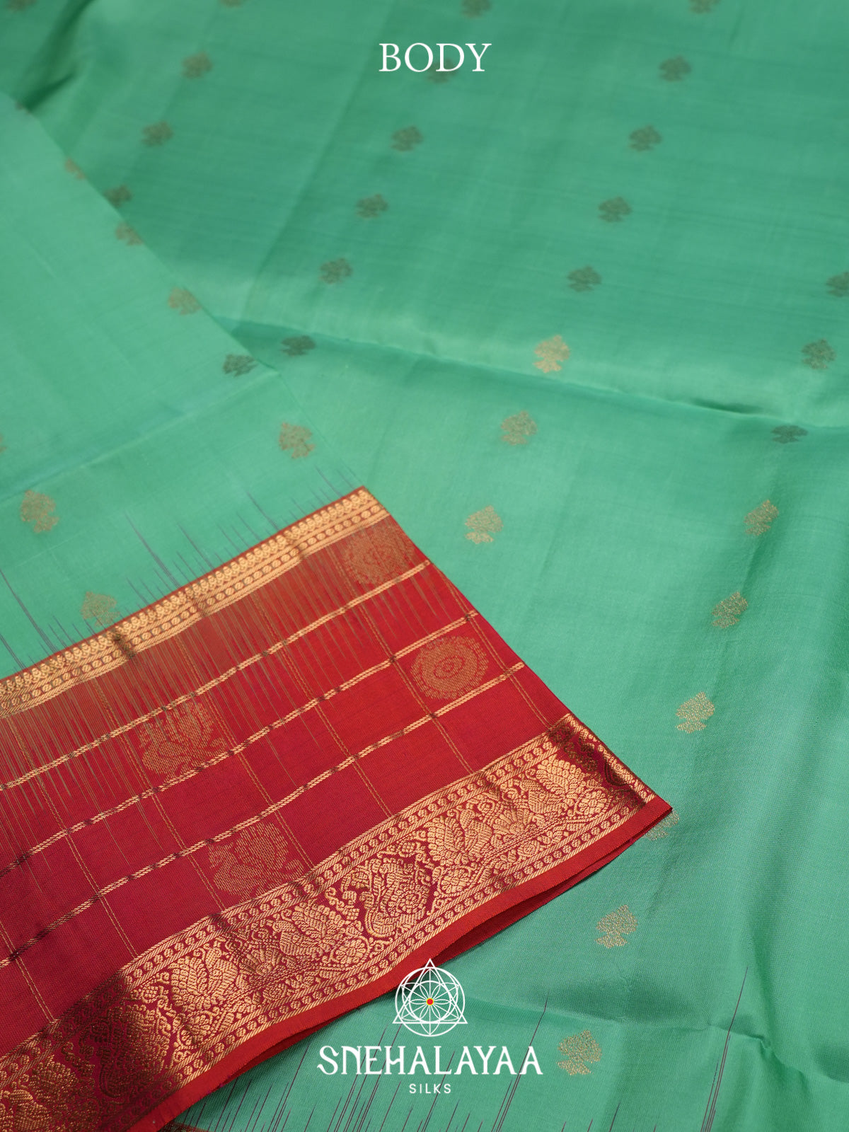 Mint Green Soft Silk Saree