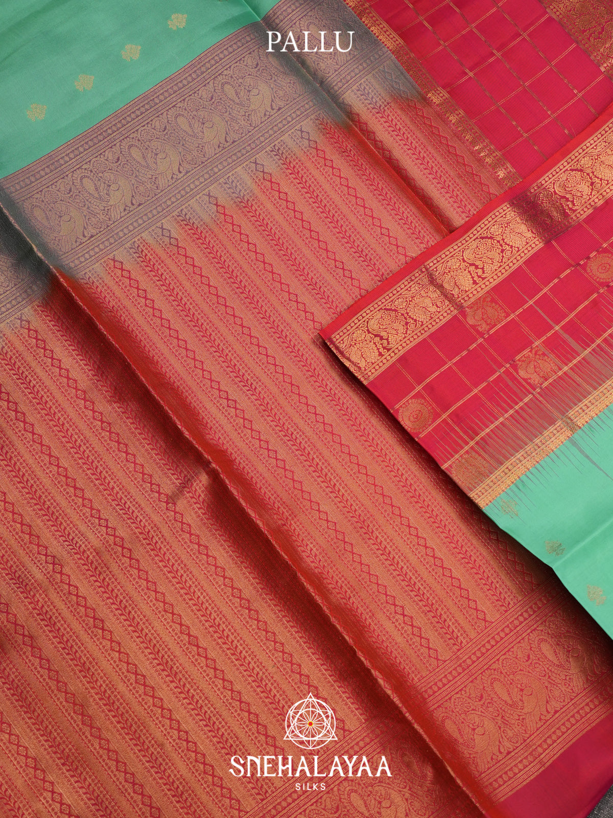 Mint Green Soft Silk Saree