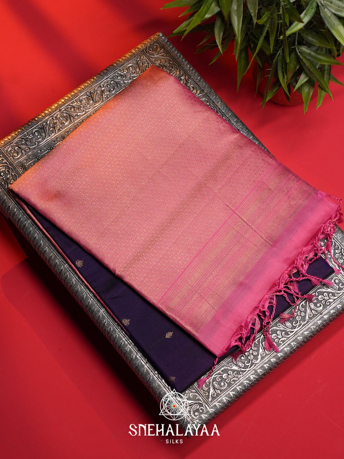 Purple Soft Silk Saree