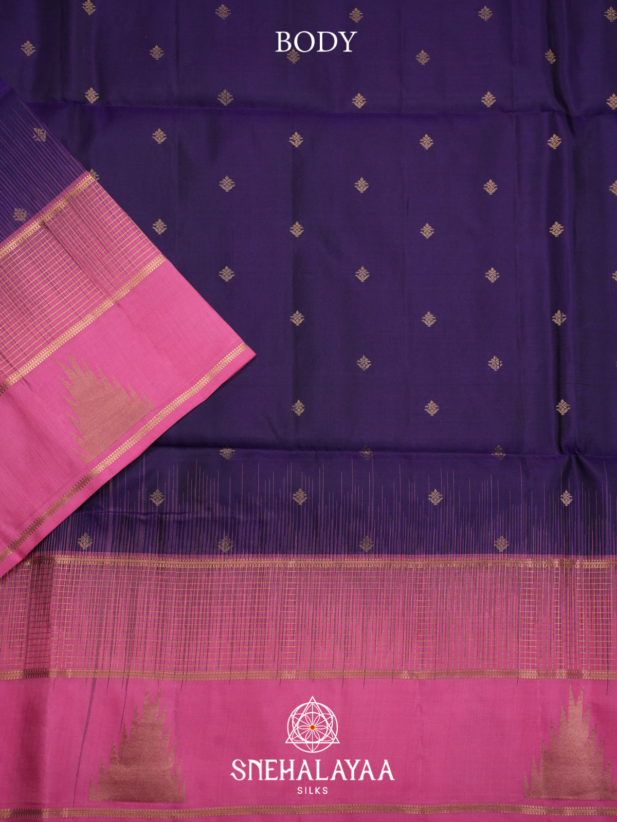 Purple Soft Silk Saree
