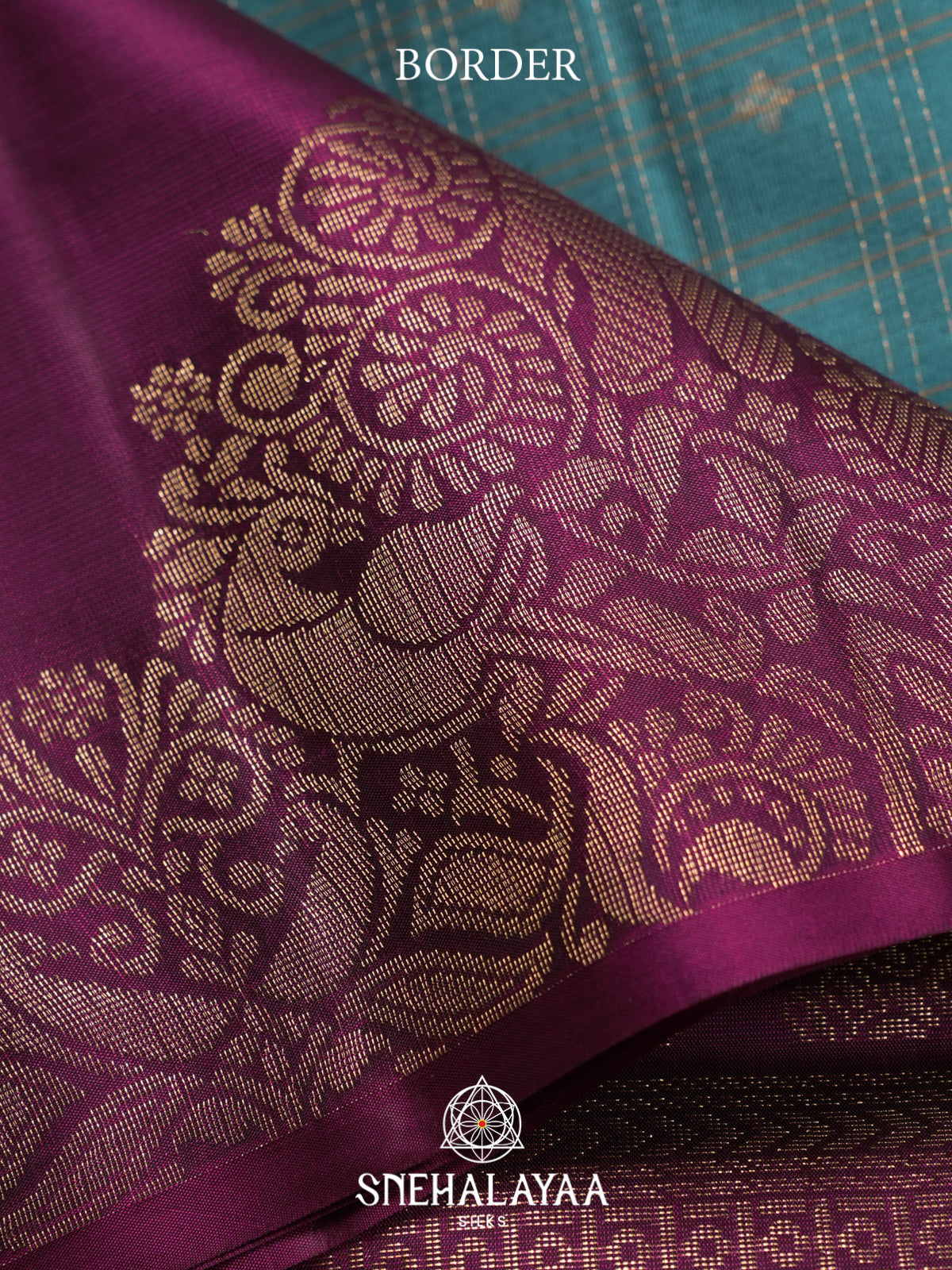 Teal Blue Soft Silk Saree