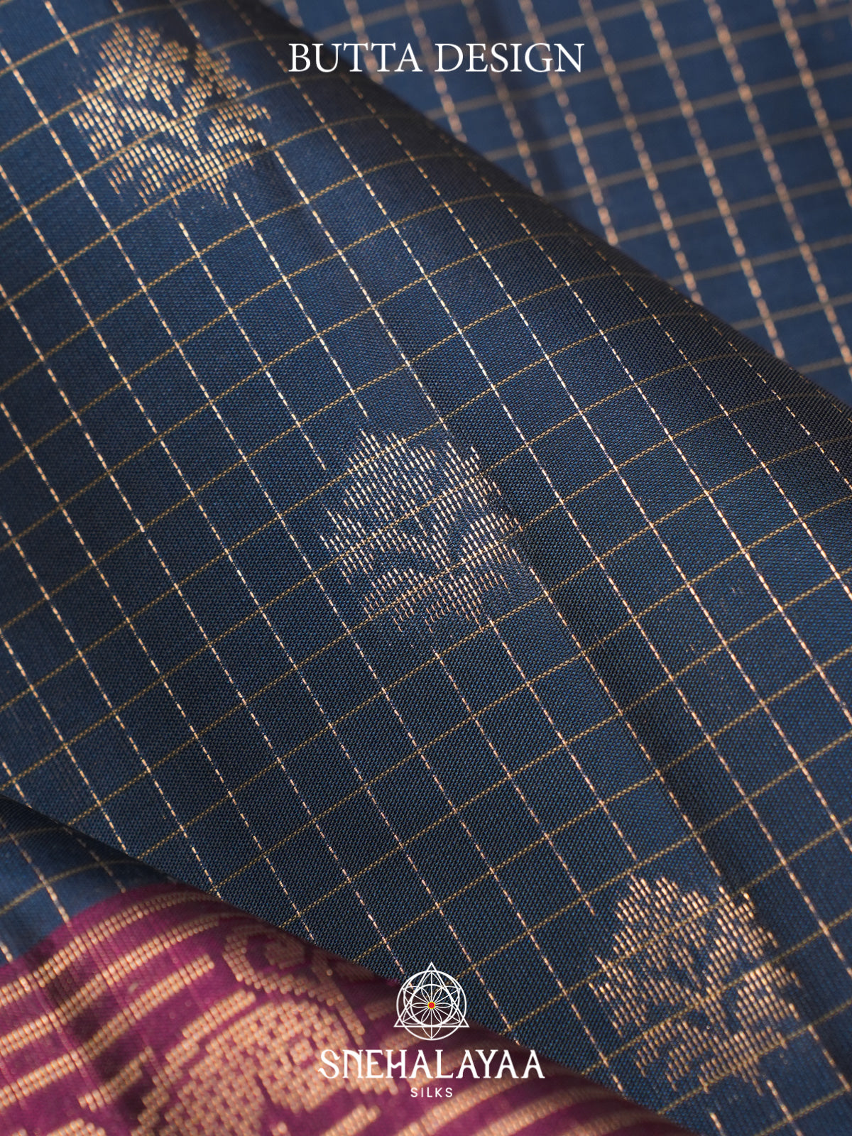 Ink Blue Soft Silk Saree