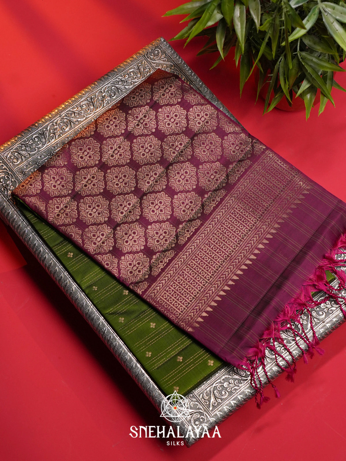 Green Soft Silk Saree