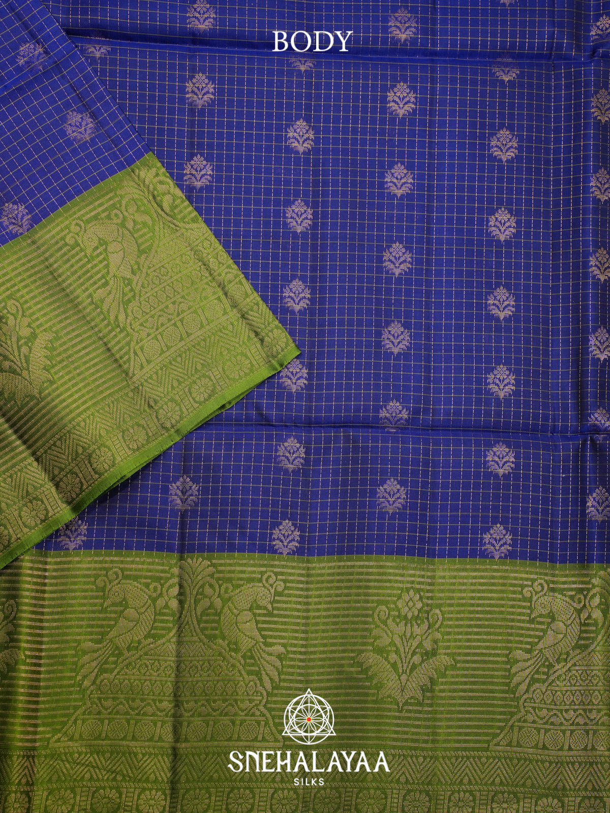 Navy Blue Soft Silk Saree