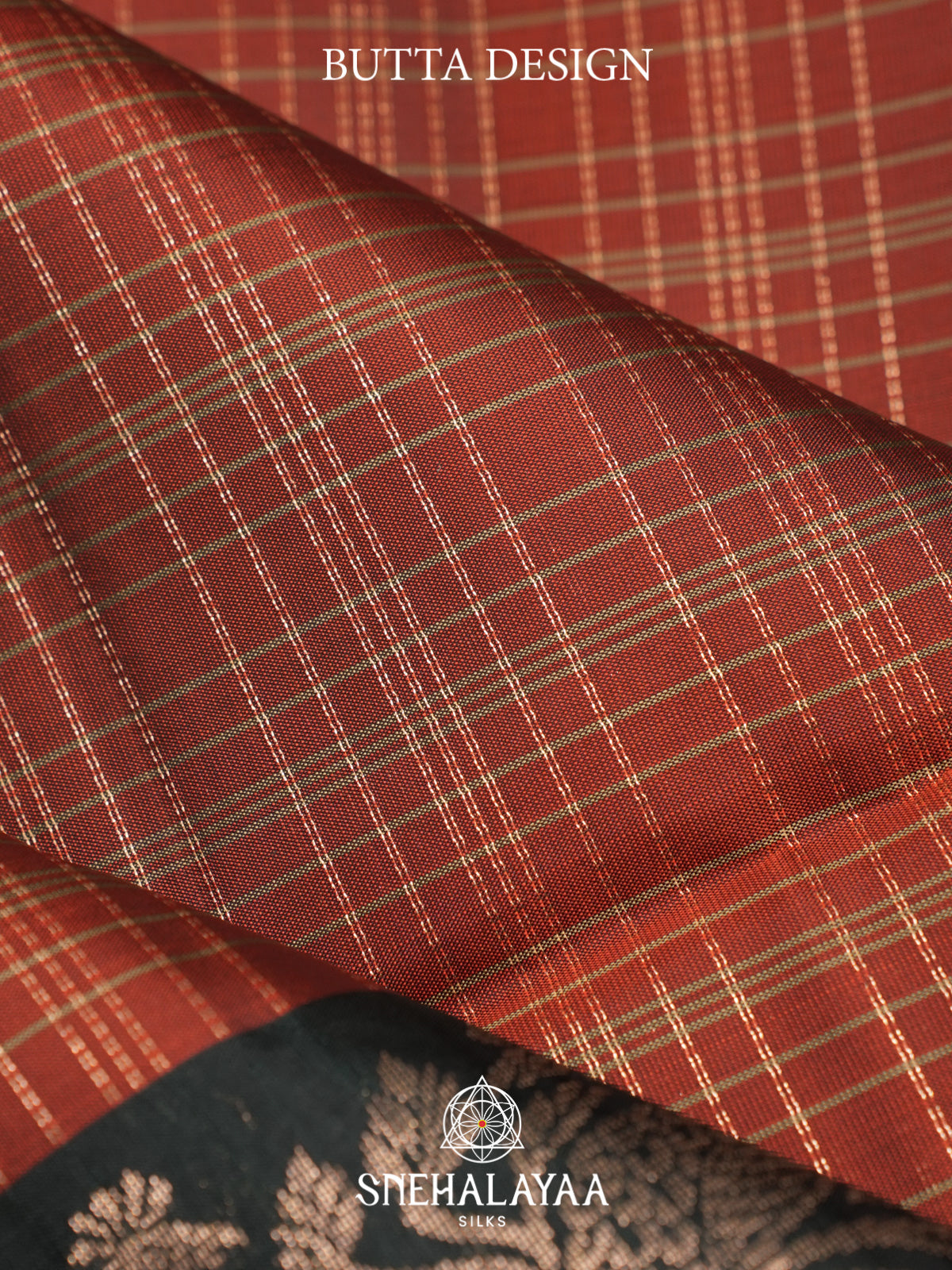 Burnt Orange Soft Silk Saree