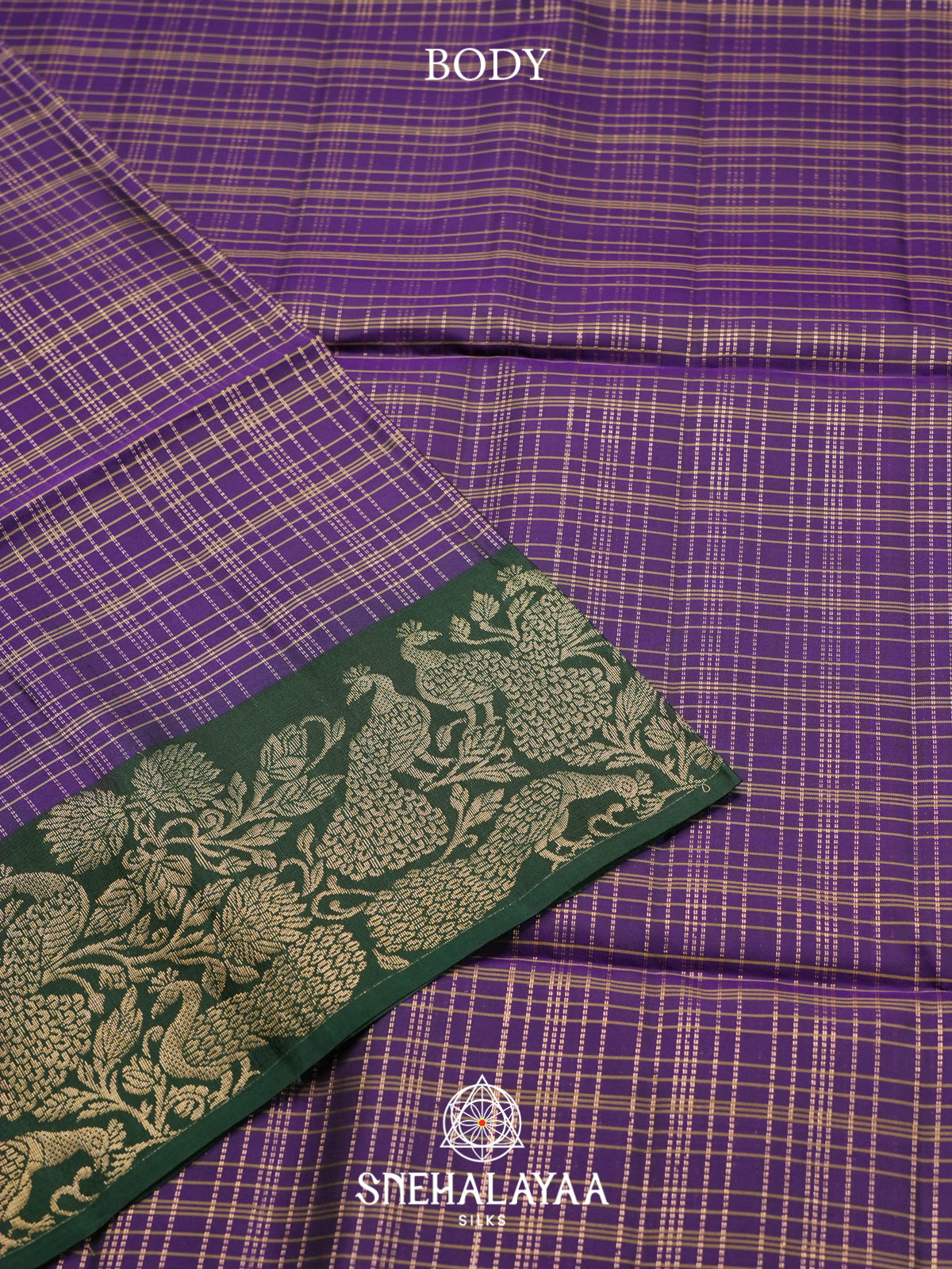 Purple Soft Silk Saree