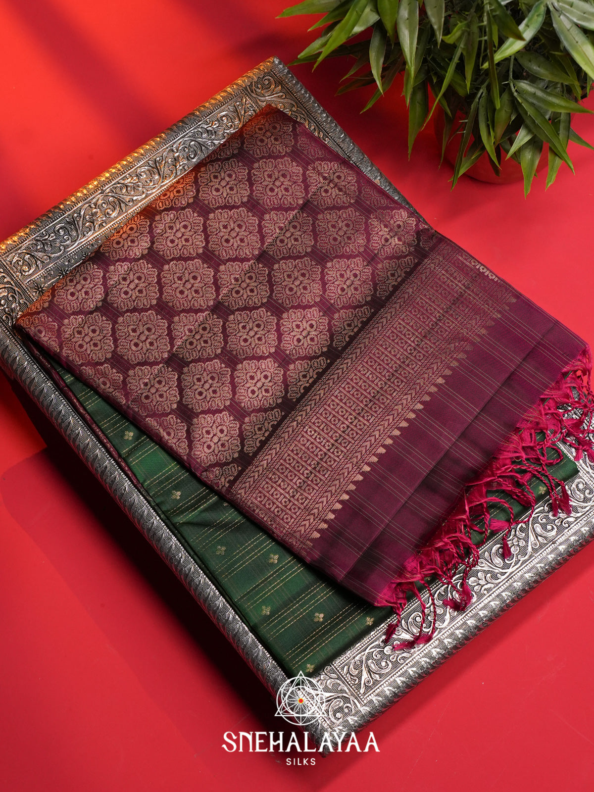 Green Soft Silk Saree