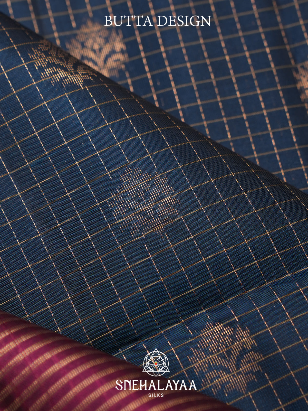 Midnight Blue Soft Silk Saree
