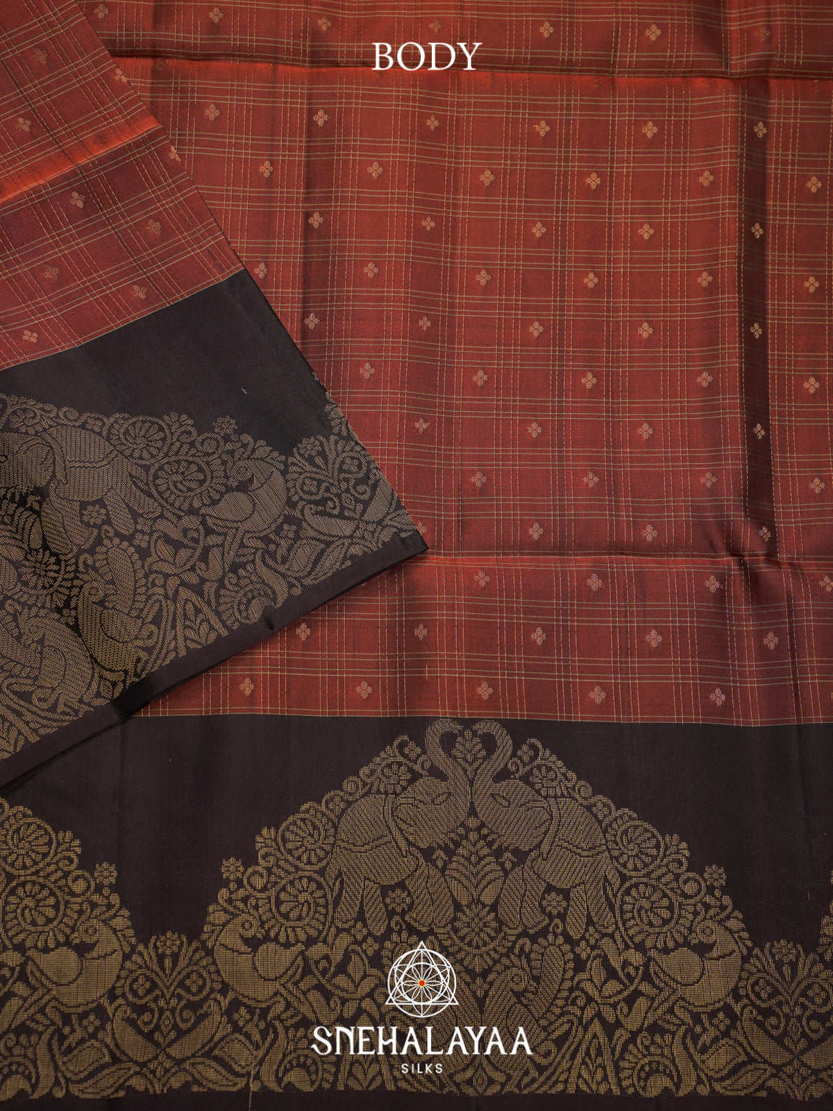 Brown Soft Silk Saree