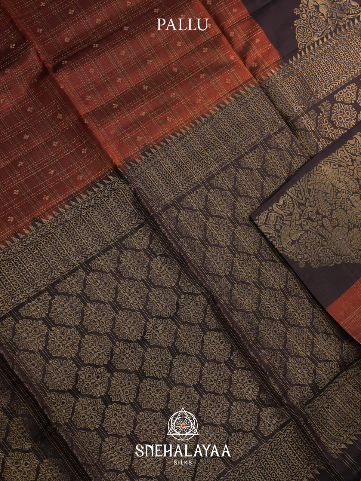 Brown Soft Silk Saree