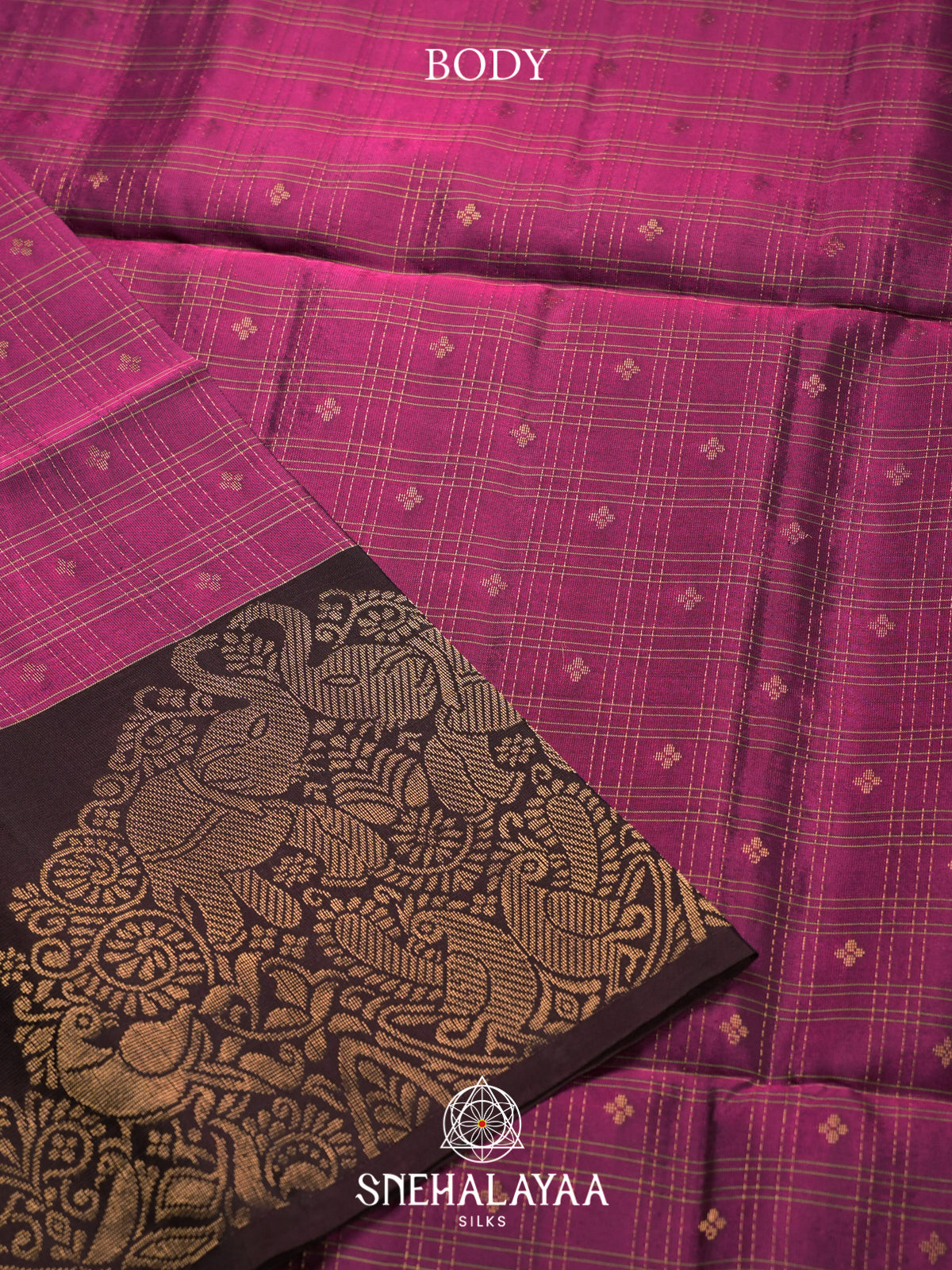 Magenta Soft Silk Saree