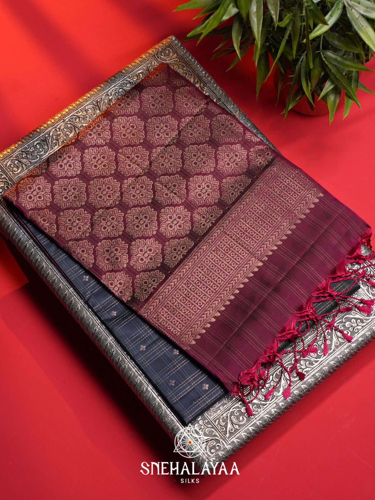 Blue Soft Silk Saree