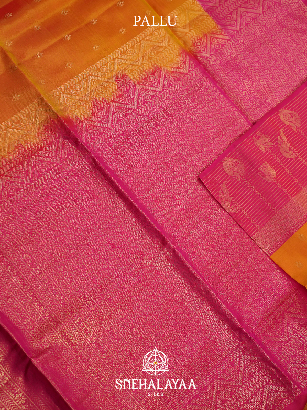 Orange Soft Silk Saree