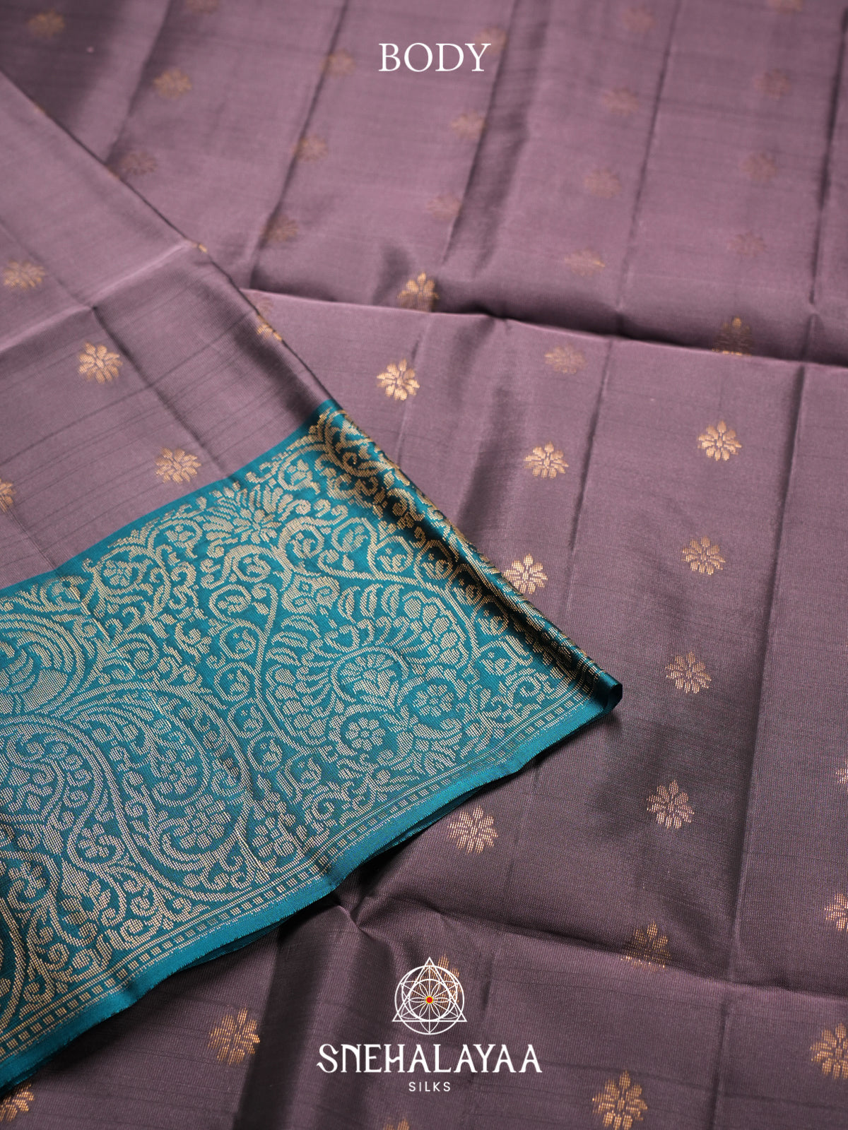 Grey Soft Silk Saree