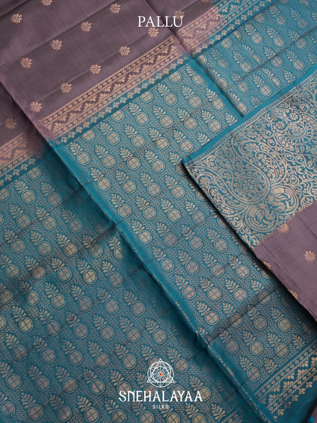 Grey Soft Silk Saree