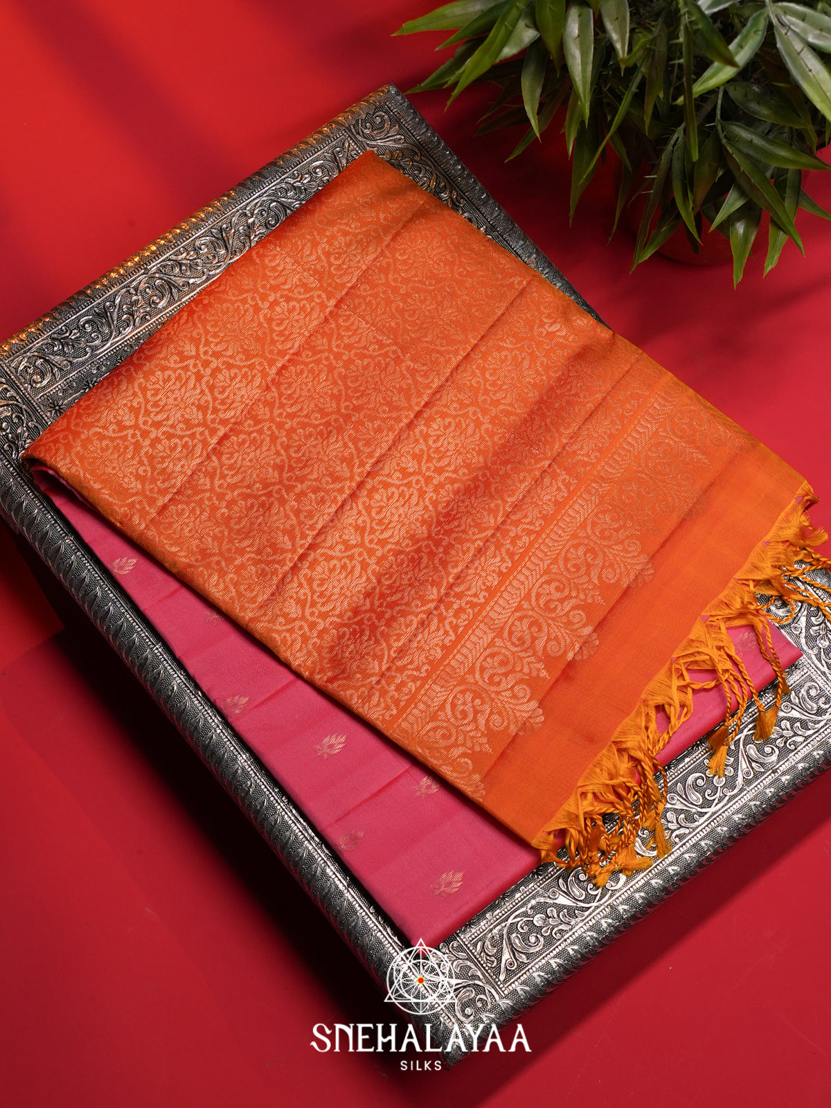 Pink Soft Silk Saree