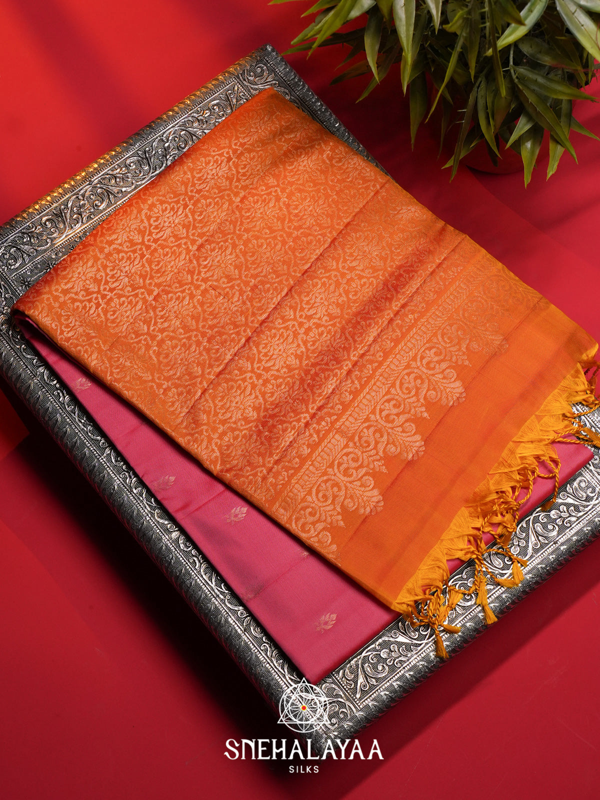 Pink Soft Silk Saree