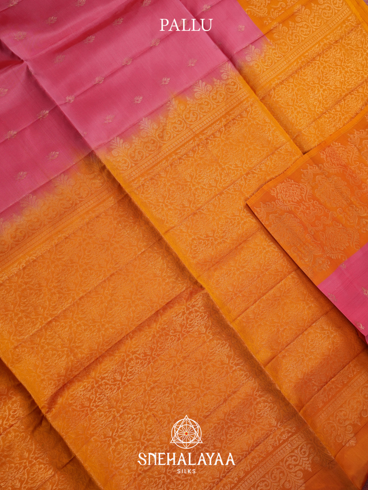 Pink Soft Silk Saree