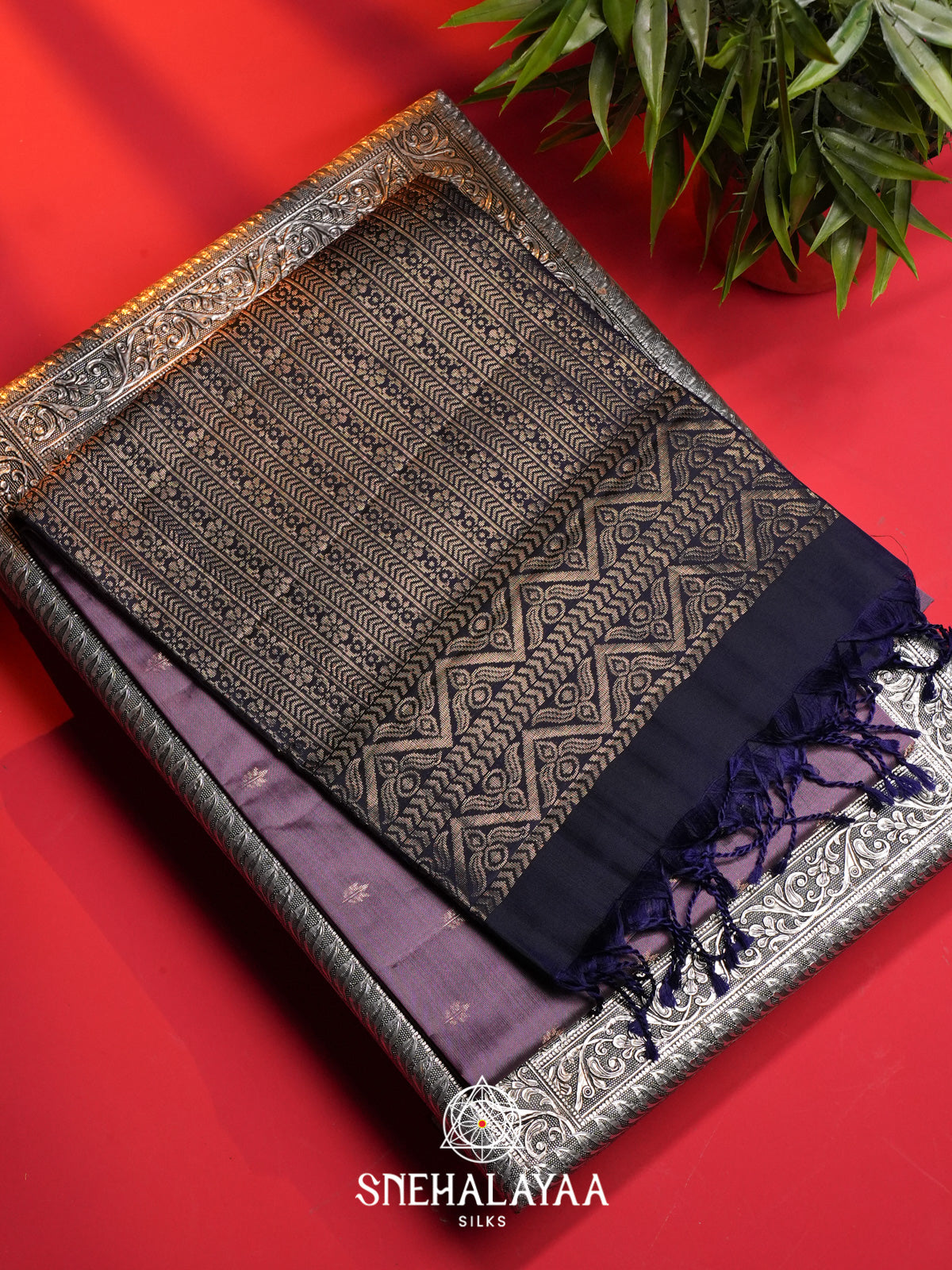 Lilac Soft Silk Saree