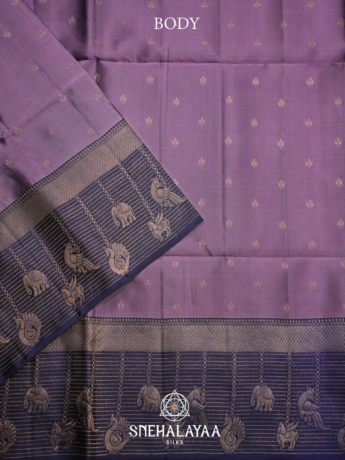 Lilac Soft Silk Saree