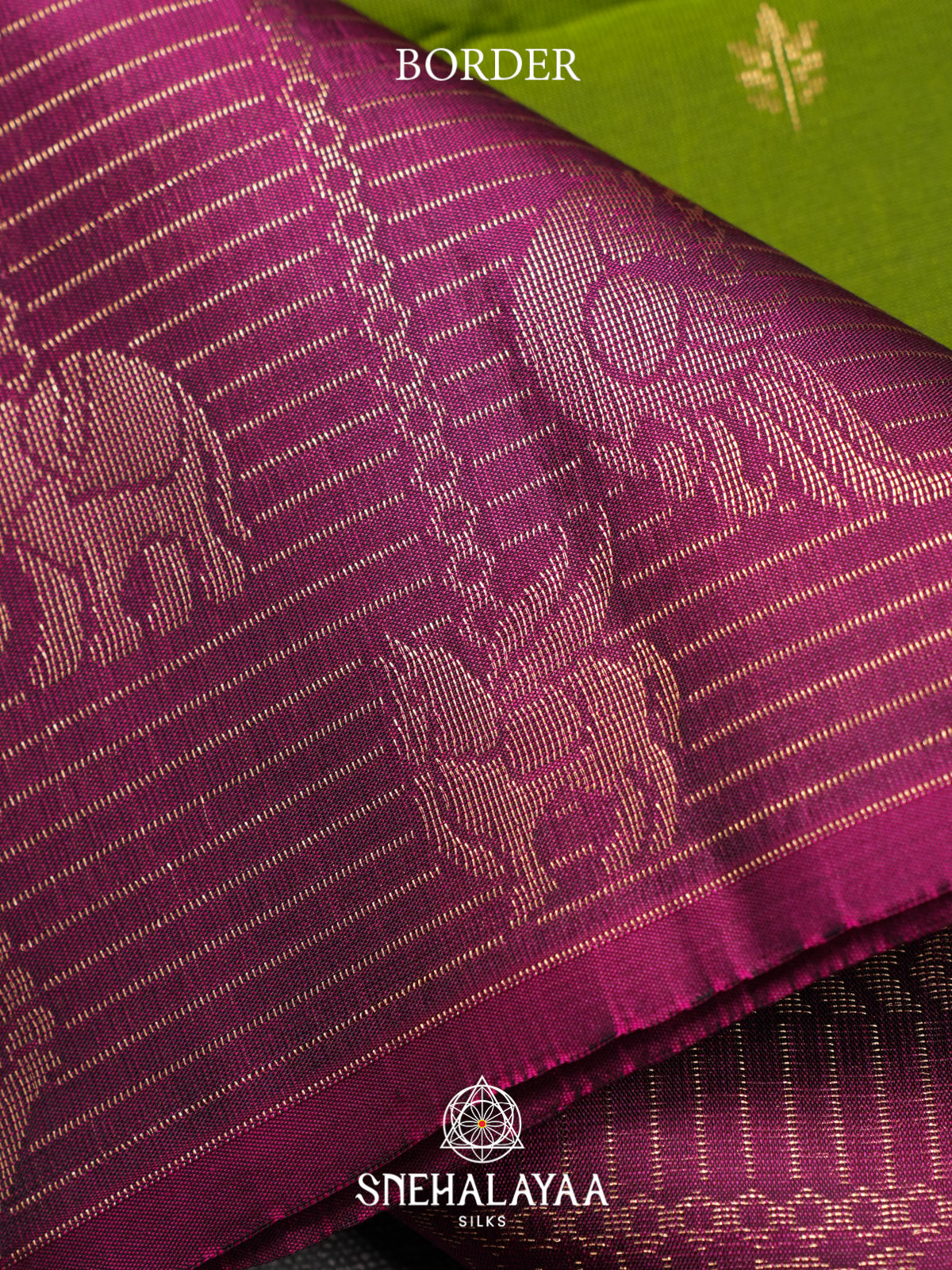 Parrot Green Soft Silk Saree