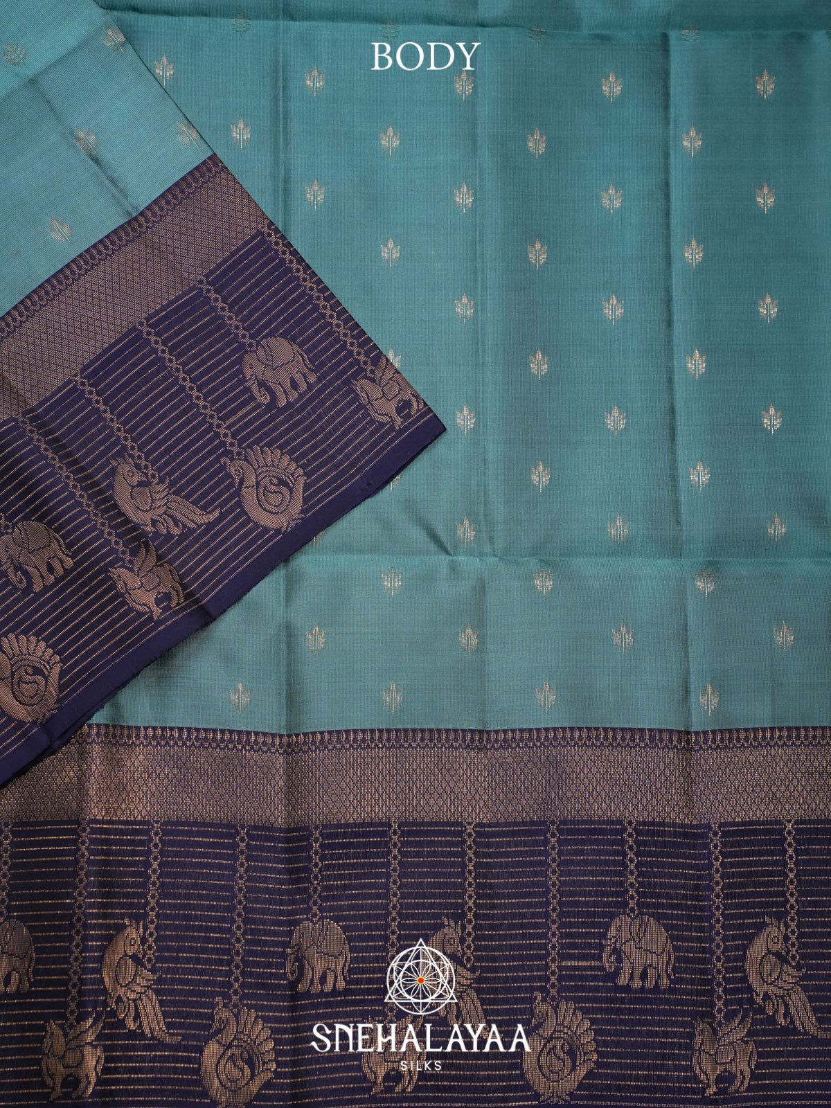 Pale Blue Soft Silk Saree