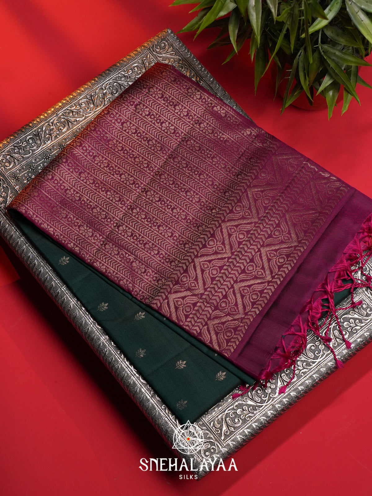 Green Soft Silk Saree
