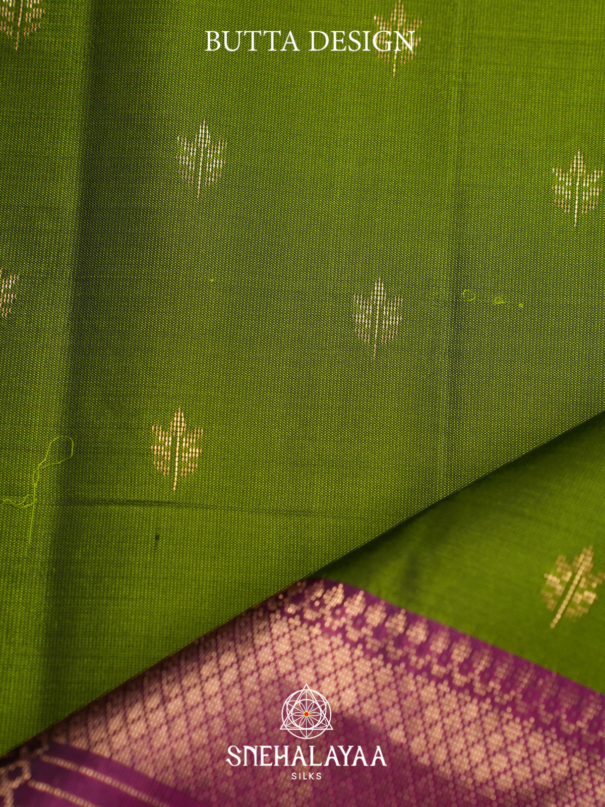 Parrot Green Soft Silk Saree