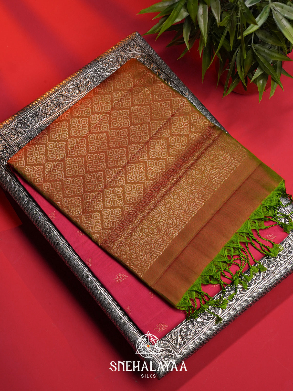 Pink Soft Silk Saree