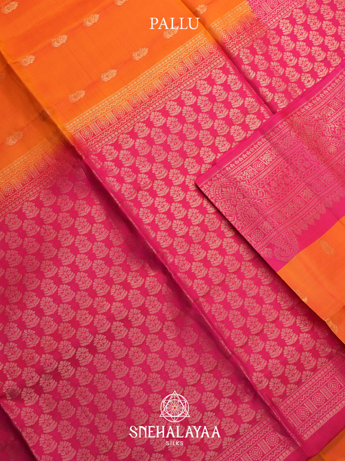Orange Soft Silk Saree