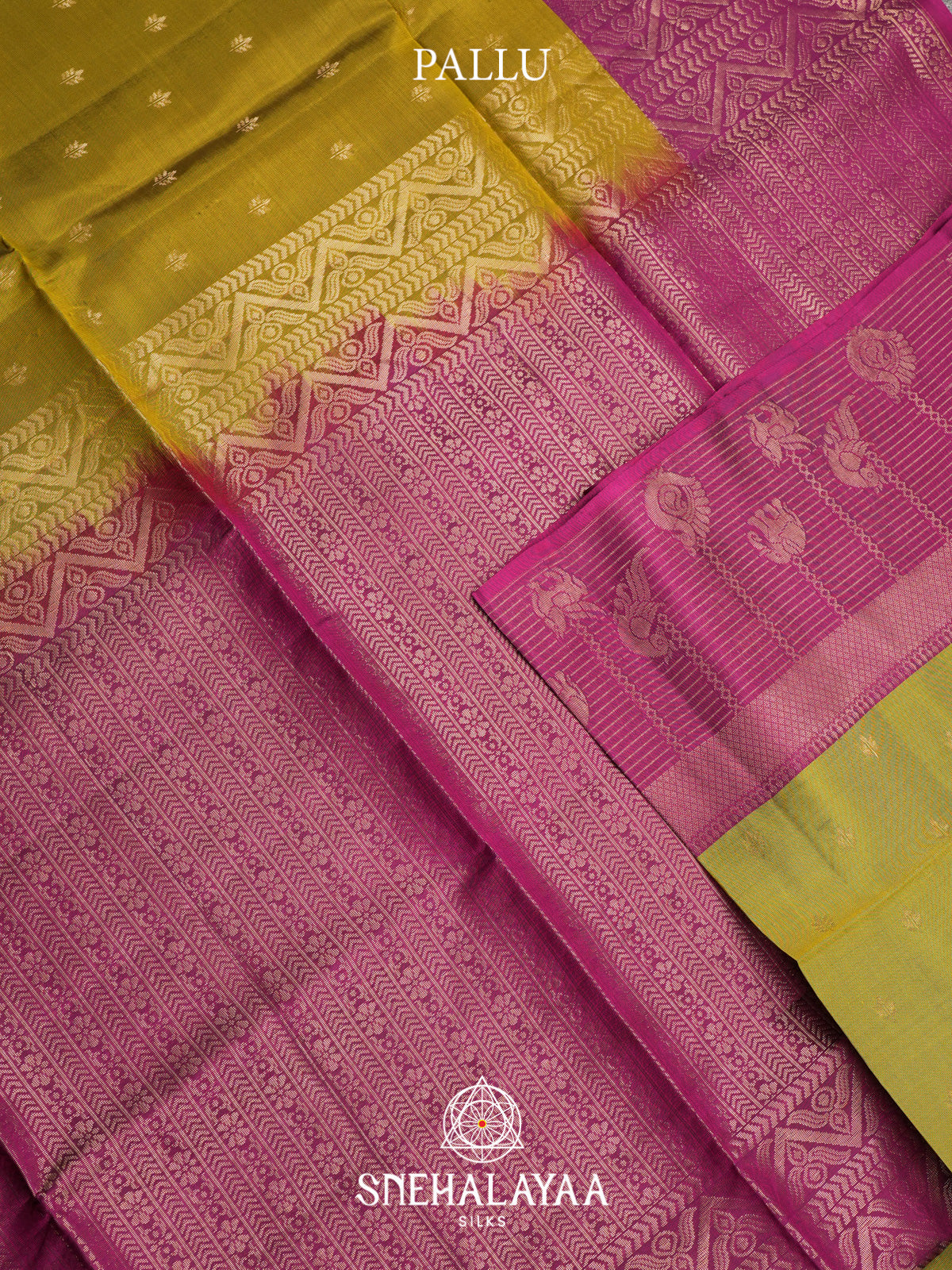Mehandi Green Soft Silk Saree