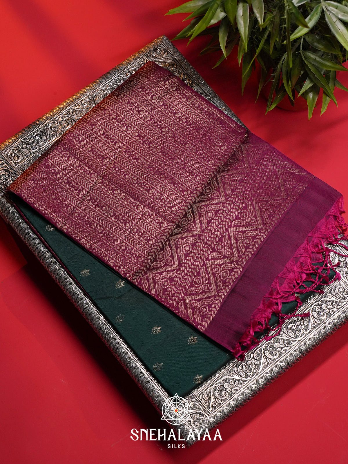 Green Soft Silk Saree