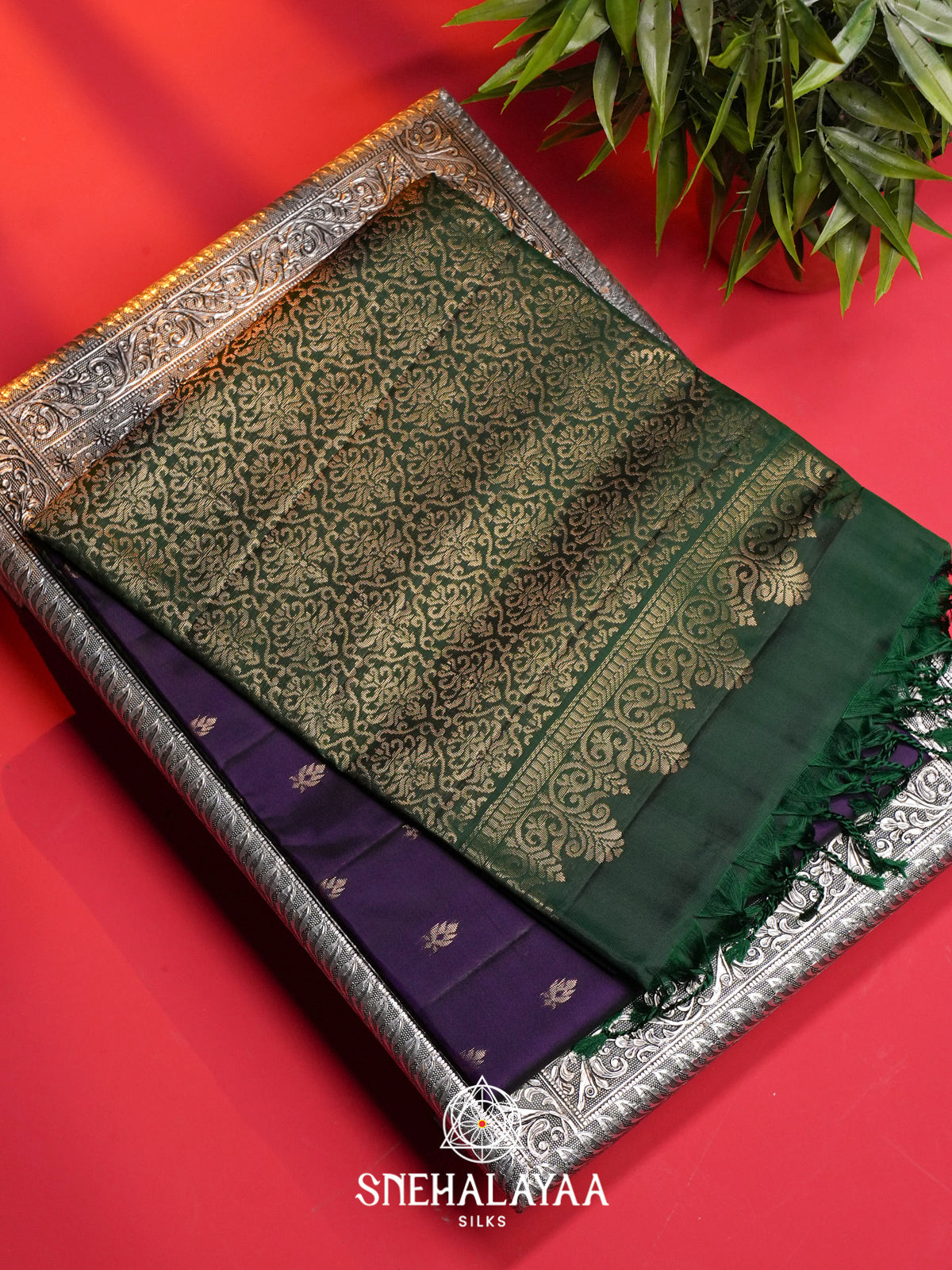 Purple Soft Silk Saree