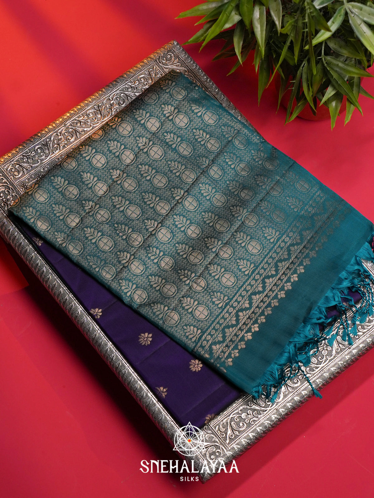 Purple Soft Silk Saree