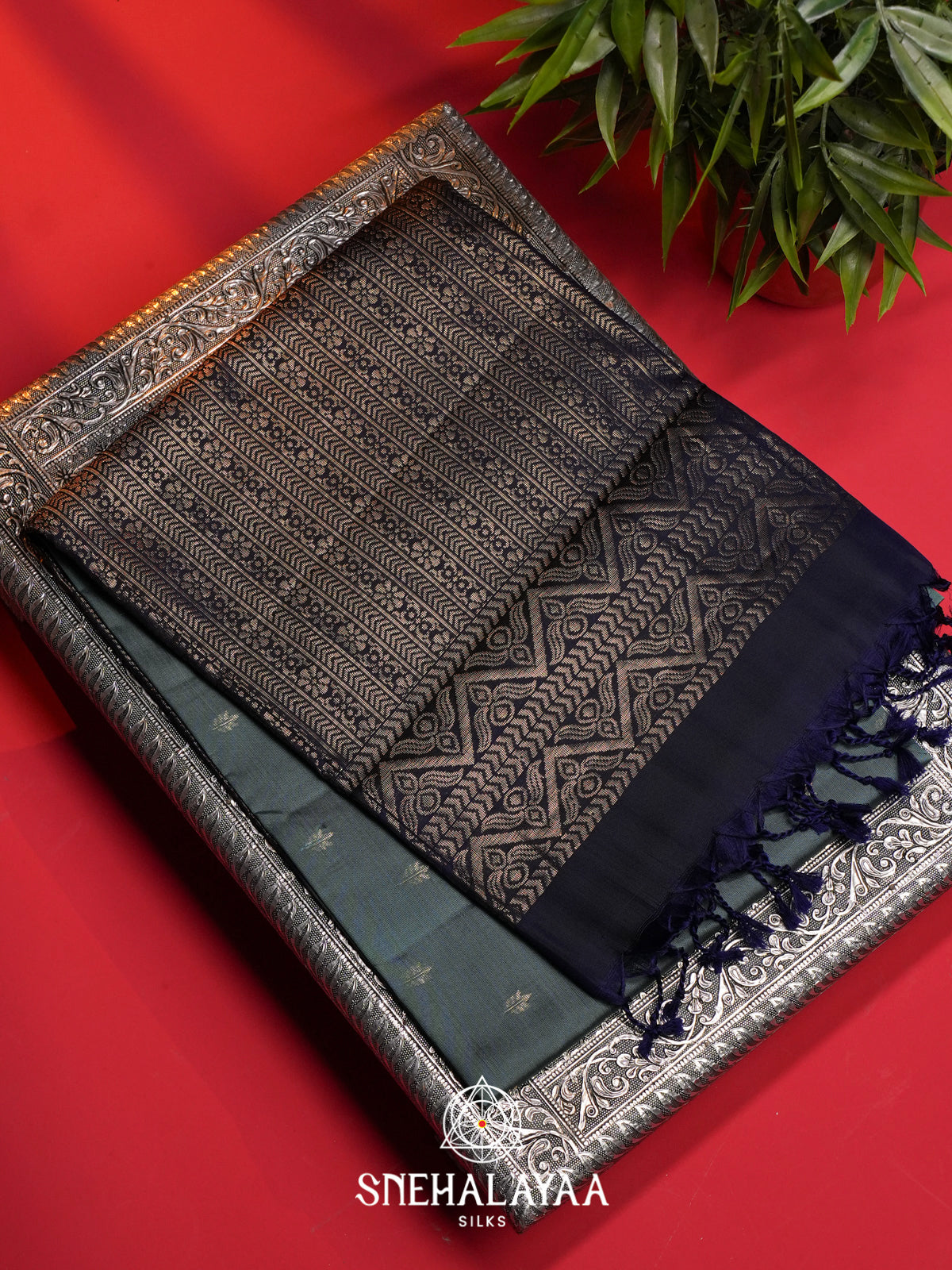 Pale Blue Soft Silk Saree