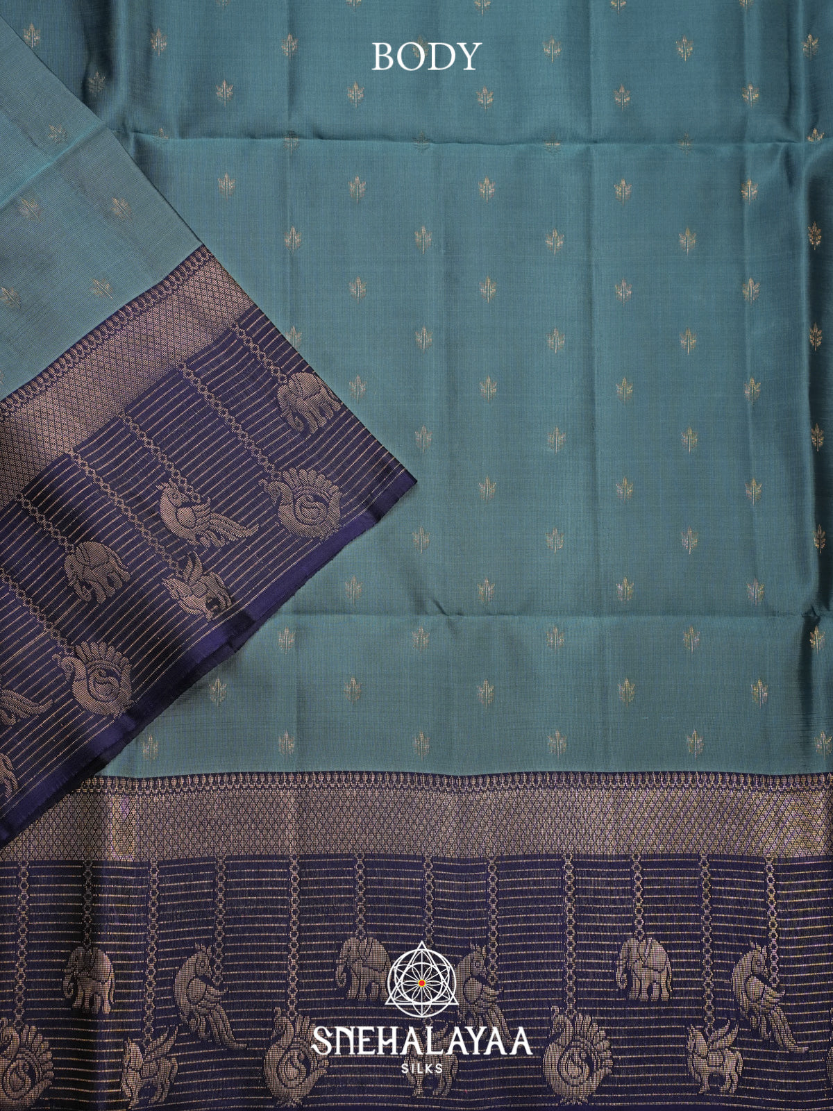 Pale Blue Soft Silk Saree