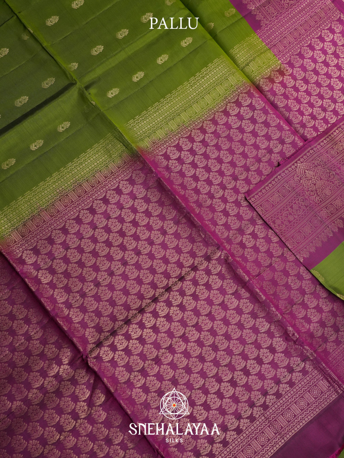 Parrot Green Soft Silk Saree
