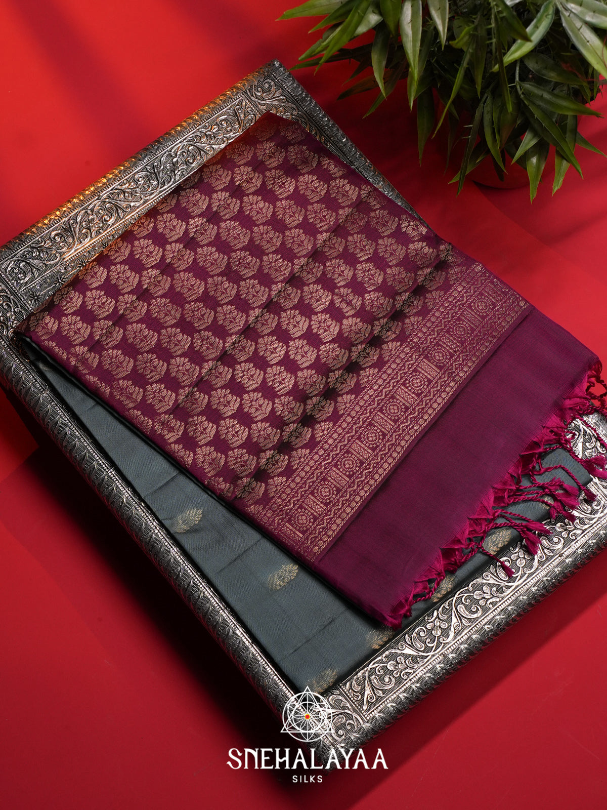 Pale Blue Soft Silk Saree