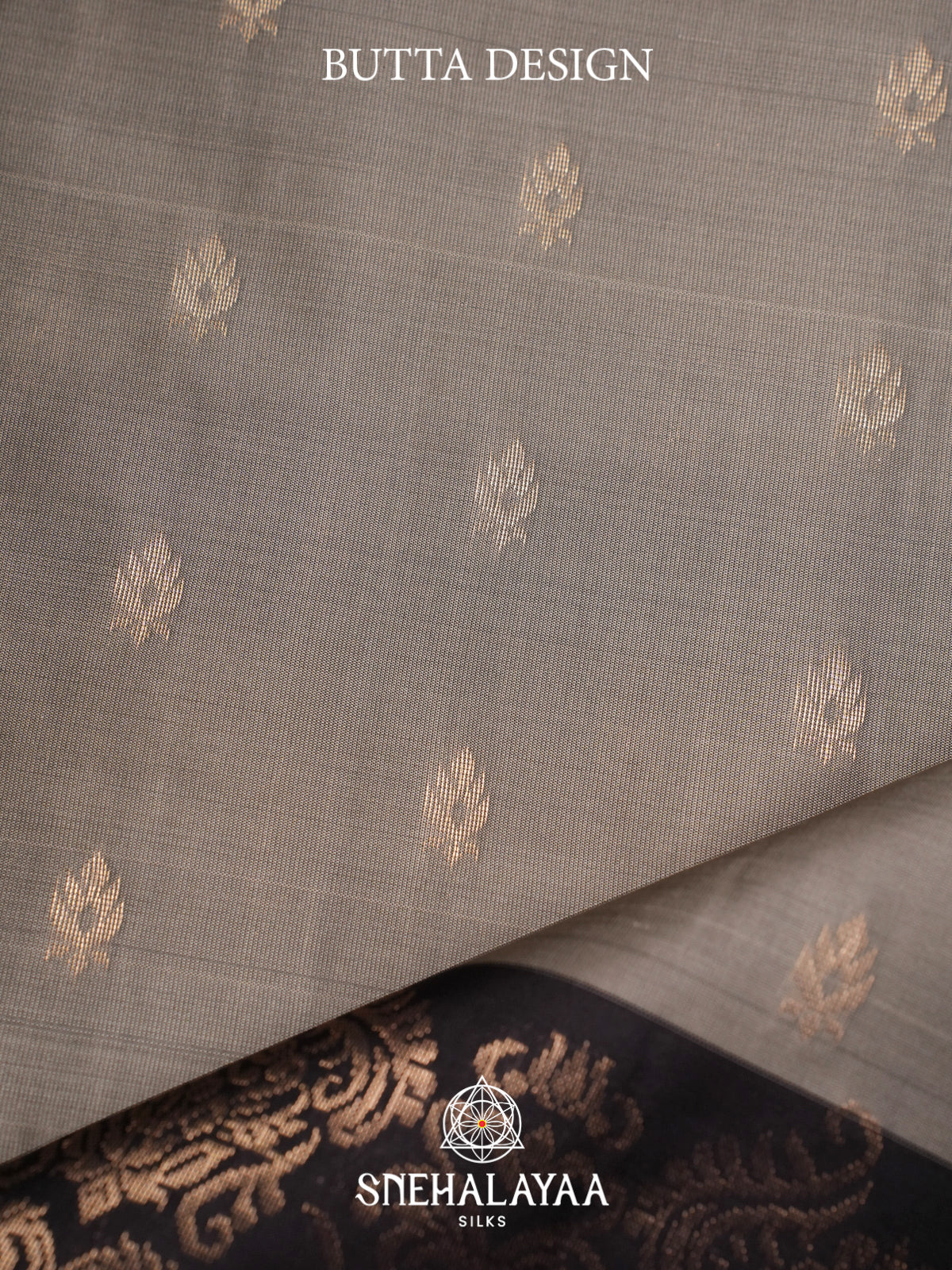 Grey Soft Silk Saree